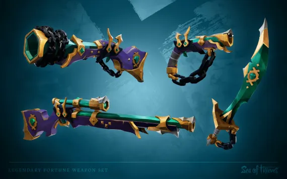 Legendary Fortune Weapons Asset Pack Promo Image